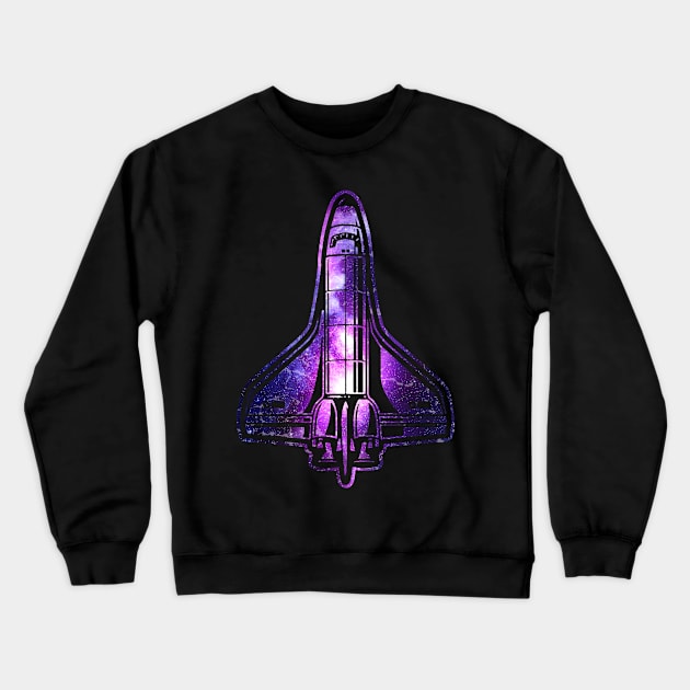 Space Shuttle Crewneck Sweatshirt by Mila46